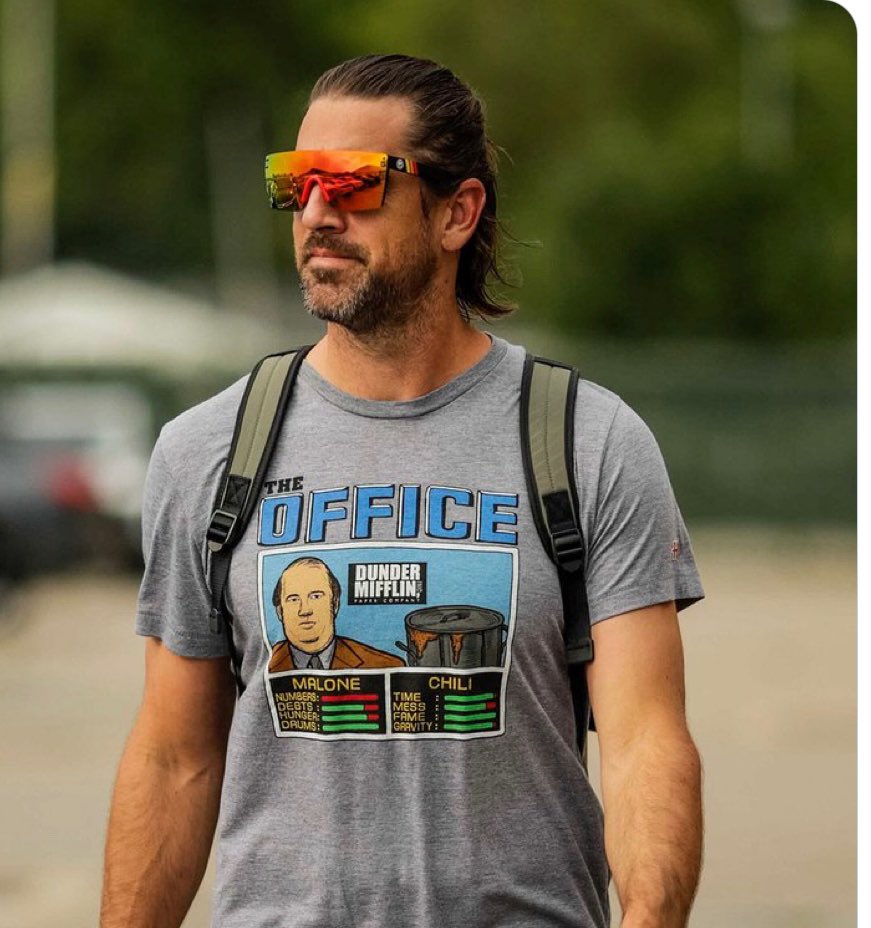 Welcome back. Looking better than ever. <a href="/AaronRodgers12/">Aaron Rodgers</a>