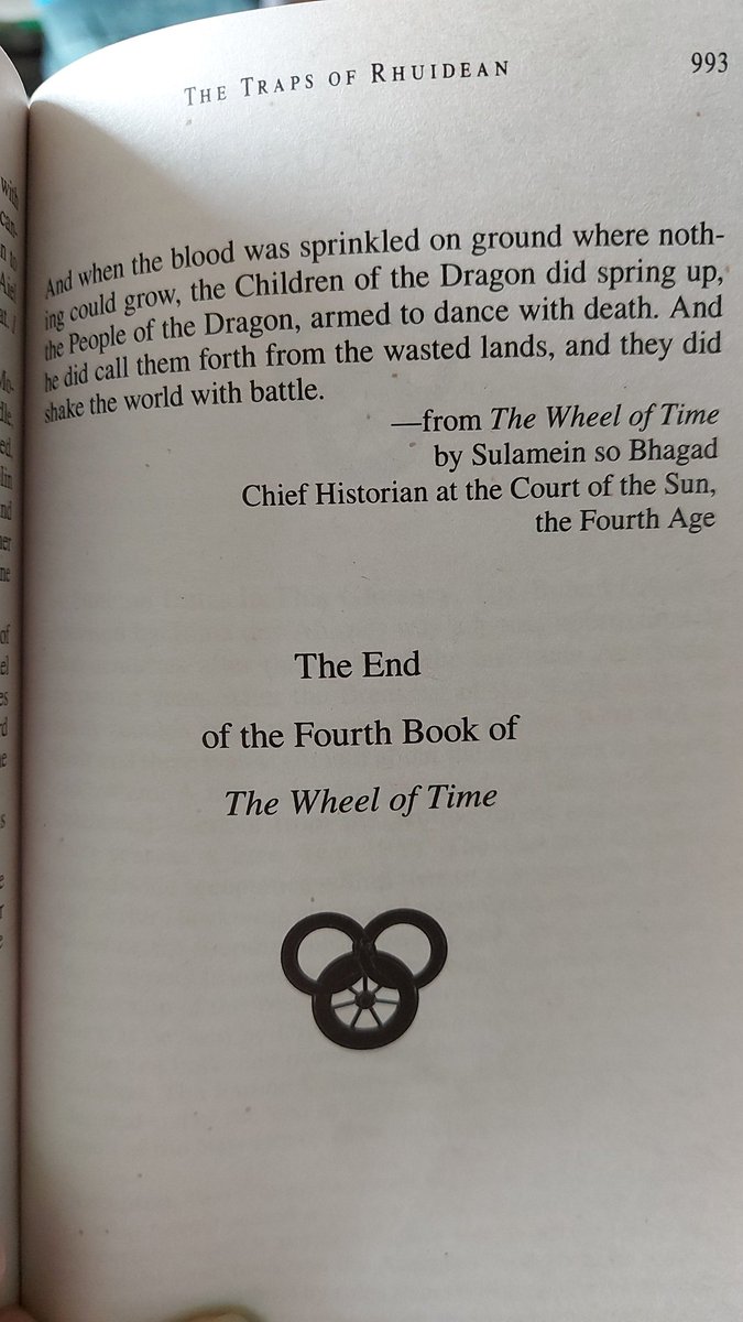 dardarmack's tweet photo. I finished it last night. I cried, happy tears, twice. I love this series. I love Perrin so damn much. Luckily I'm off today & can jump right into "The Fires of Heaven" 🥰
#TwitterOfTime #WOT #FirstWOTimer #PerrinGoldeneyes #HisFalcon #EmondsField #TheWheelWeavesAsTheWheelWills https://t.co/uSHsMKFXYV