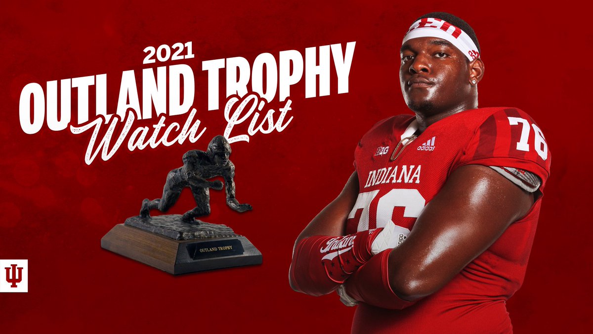 IndianaFootball's tweet photo. .@MatthewBedfor14 has been named to the Outland Trophy Watch List. https://t.co/tuUl2J5SUh