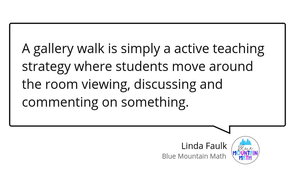BlueMtMath's tweet image. If you are looking to increase student discussion as well as movement in the classroom, try a gallery walk.

Read more 👉 lttr.ai/hk2x

#LongTermMemory #EngageStudents #StudentsMoving #GalleryWalk #GalleryWalks #TeachingStrategy