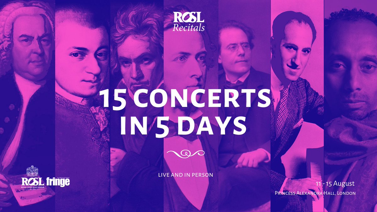 So we are doing 15 concerts over 5 days at @roslarts 11-15 August! rosl.org.uk/fringe Performers include @eleanorcorr @ddegavino @njabulobaritone @siandicker <a href="/danjshao/">Daniel Shao</a> <a href="/jonradfordsax/">Jonathan Radford</a> @ashleyfripp @solemquartet <a href="/robertplane/">Robert Plane</a> <a href="/emilysunviolin/">Emily Sun</a> <a href="/MMilwidskyVln/">Mathilde Milwidsky</a> @soarespiano
