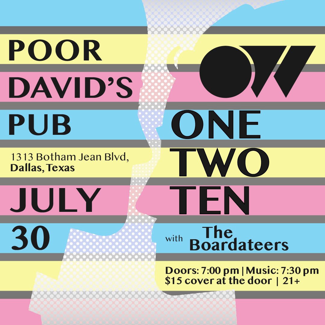 See you in Dallas on Friday! 🤠

#ONETWOTEN #OnTheRoadAgain