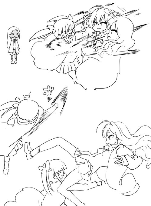 ファンボックスに『池袋晶葉ちゃんが一ノ瀬志希ちゃんに翻弄されるやつ』というリクエストが来ていたので描きました 