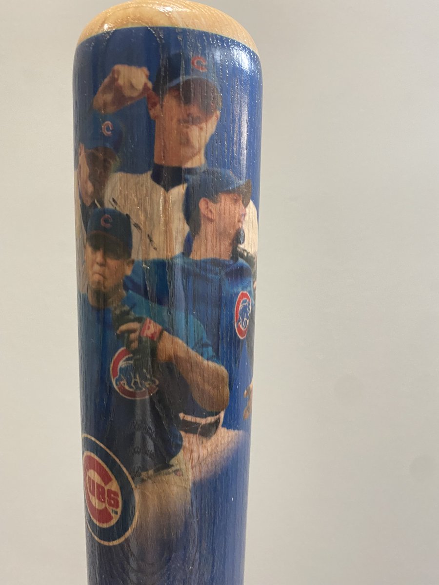 Michael_Cerami's tweet photo. 🚨🚨 Giveaway Time 🚨🚨

I'm giving away this authentic 2003 Louisville Slugger "Ace of Cubs" bat. Here's how you can win. 

1. Follow me
2. Follow @BleacherNation
3. Retweet this tweet

You have until the first pitch tonight (7:05 CT). I'll pick a winner at random. #Cubs https://t.co/G1R3JNfgcc