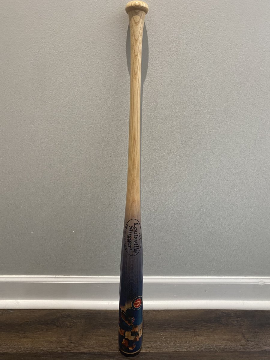 🚨🚨 Giveaway Time 🚨🚨

I'm giving away this authentic 2003 Louisville Slugger "Ace of Cubs" bat. Here's how you can win. 

1. Follow me
2. Follow <a href="/BleacherNation/">Bleacher Nation</a>
3. Retweet this tweet

You have until the first pitch tonight (7:05 CT). I'll pick a winner at random. #Cubs
