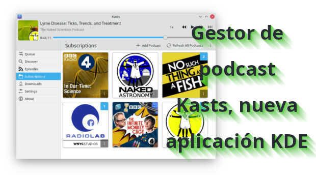 Agasol_SwL's tweet photo. Así é o xestor de podcast #Kasts, a nova aplicación de @KDE_Espana https://t.co/ZKgeDCfljW vía @KDE_Blog https://t.co/7I1mGt1aSr