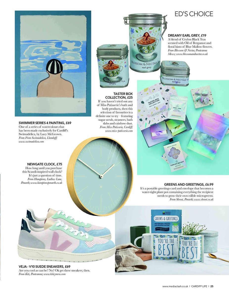 We've been blessed with plenty of blue-sky days recently (not so today!). Here are our summery product picks from local independent shops this month...