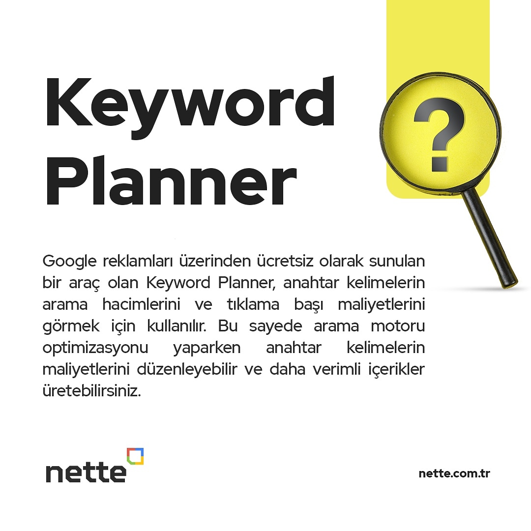 netteinteractiv's tweet photo. Keyword Planner allows you to do keyword analysis and their budget adjustment, and it is one of the important steps of search engine optimization. 

#nette #netteinteractive #marketing #digital #agency #digitalmarketing #digitalagency #google #googleads #keywordplanner #ads https://t.co/CCNRhonj1Q