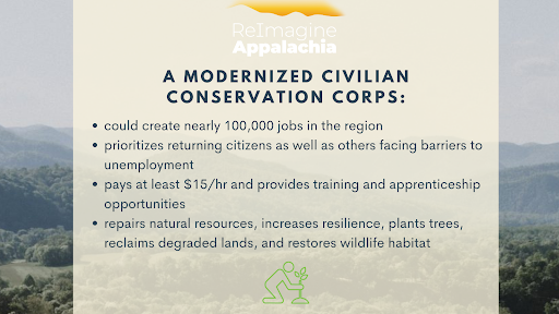 archreentry's tweet photo. Seventy million Americans—one in three adults—have a criminal record. A revived #CivilianConservationCorps introduced by @SenBobCasey could help bridge this gap by including priority hiring for returning citizens who face barriers for reemployment. #ReImagineAppalachia https://t.co/VLBXKbgYNv