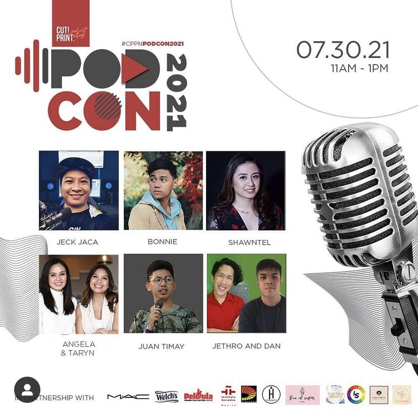 itsdroundtable's tweet photo. your host is part of #CPPNPodCon2021 together with these amazing podcasters in the country!

See you all there!
@cutprintpodcast @itstheroundtablepodcast https://t.co/30wXJfoFKa