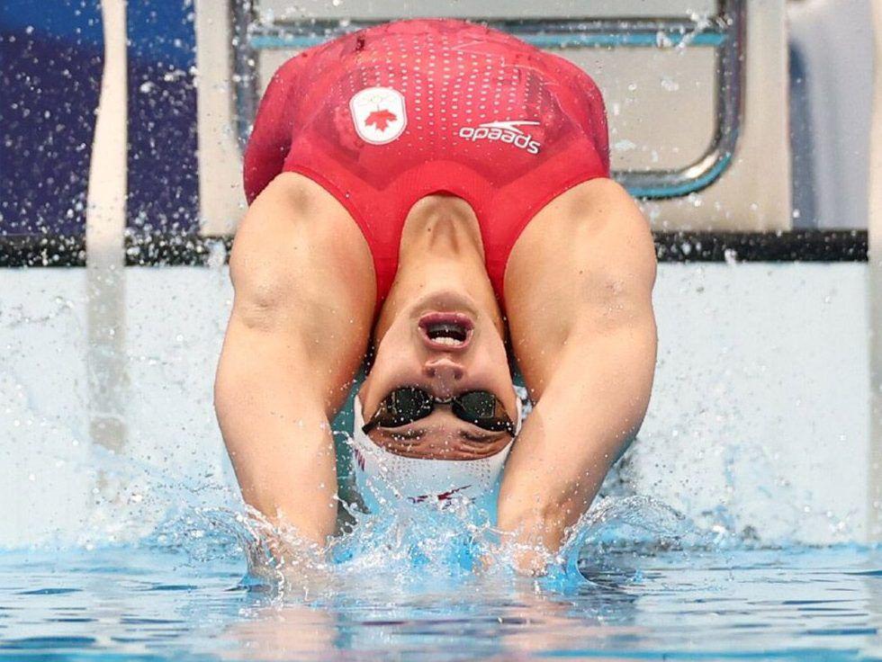 Kylie Masse wins silver medal in 100-meter backstroke ...