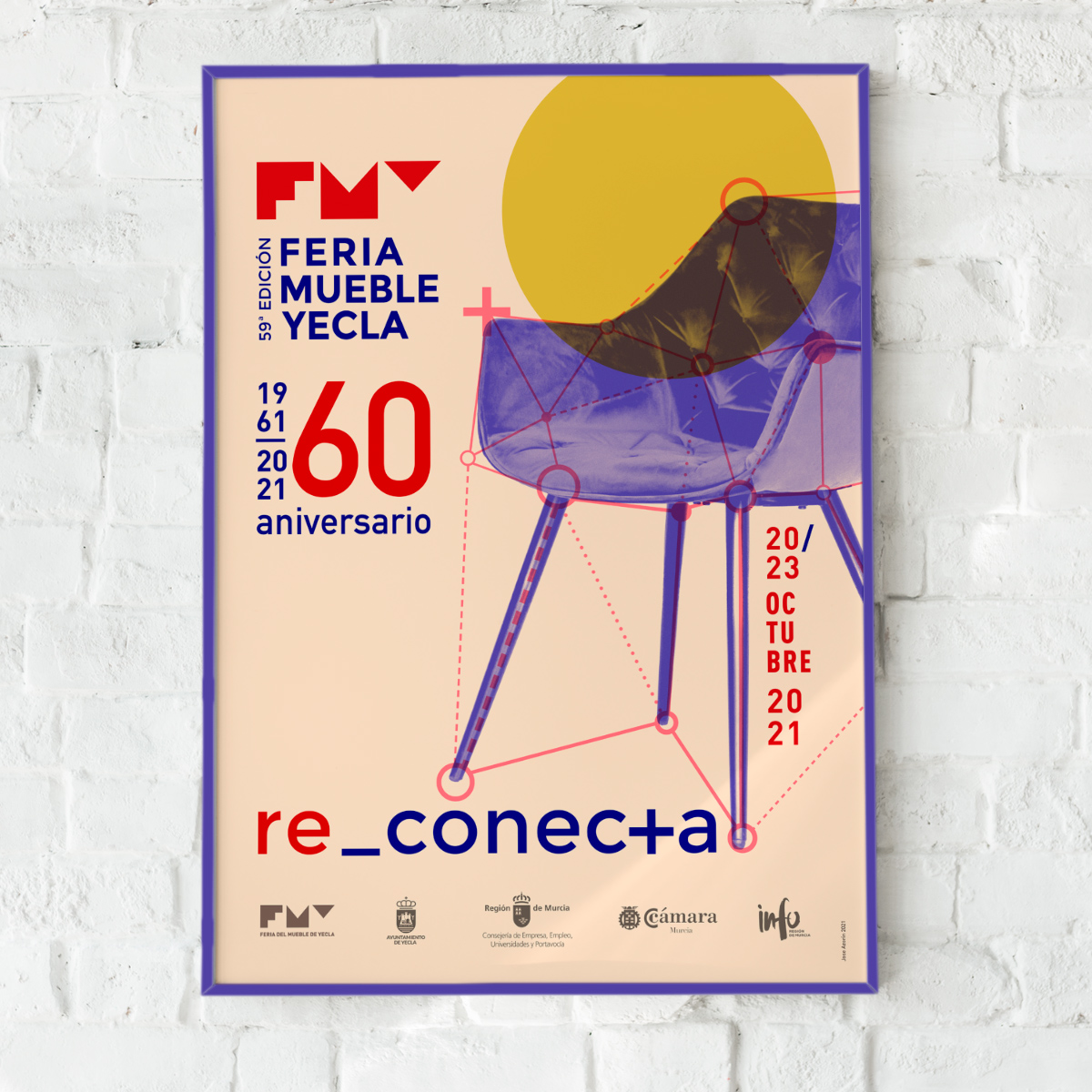 FMYecla's tweet photo. ¡Re_conecta con tu Feria! Ha llegado el momento. Hoy ha tenido lugar la presentación oficial de la nueva imagen de la Feria del Mueble de Yecla. La Feria cumple su 60 aniversario con una edición que tendrá lugar del 20 al 23 de octubre de 2021. https://t.co/EVsWcsiiDC