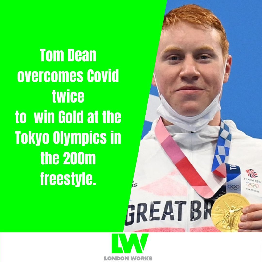 🥇 GOLD FOR @tomdean00 @teamgb #swimming #Olympics #TokyoOlympics #Olympics2020 #Olympics2021 #success #TeamGB #OlympicsOnHITZ #200mfreestyle