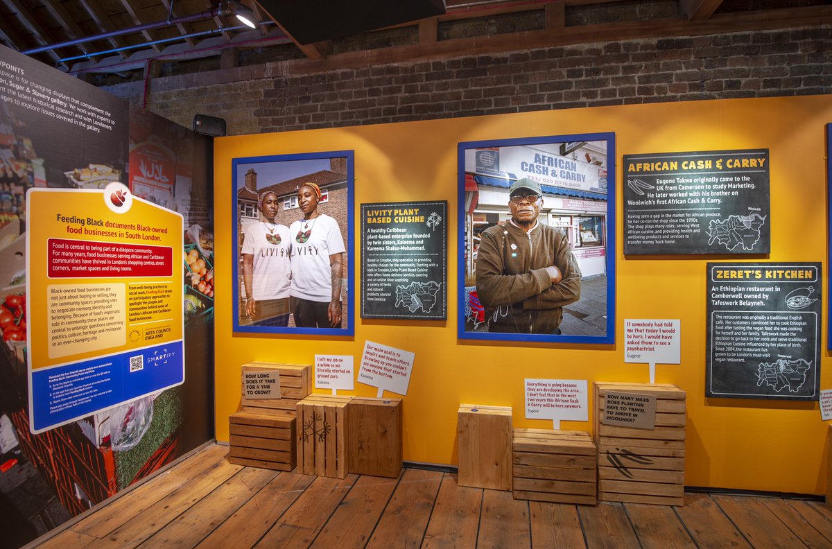 wearestylo_'s tweet photo. We are so honoured to be showing you the new exhibition we’ve been working on with @MuseumofLondon 

This exhibit explores the central role that food plays in black entrepreneurship and identity within South East London.

Go and see it for yourself! It’s on until July 17th 2022! https://t.co/ynAlP2Bt0d