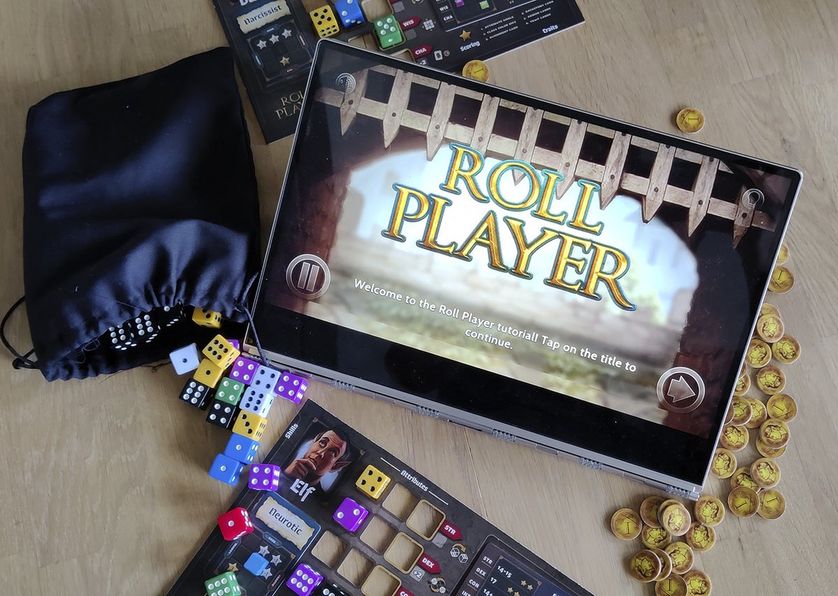 getDized's tweet image. Now available in Dized - Interactive Tutorial for Roll Player, from @thunderworksgam. Skip the rulebook and play straight out of the box! Available in the Dized app &amp;amp; Web. #boardgame #rollplayer #getdized