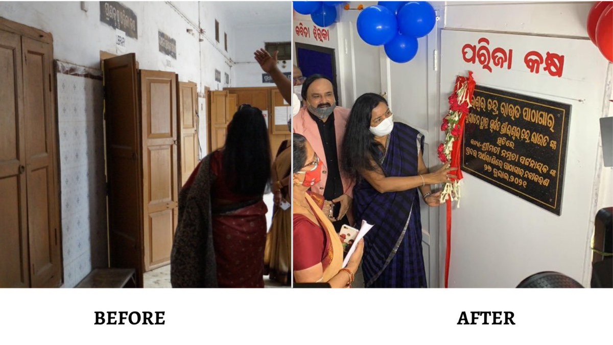 Witness yourself the transformation library of Ranihat HS, Cuttack has undergone. From rusty walls to picturesque interior, from an abandoned room to a state-of-the-art library, everything has been take care of. Plethora of books will attract the young minds.