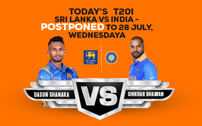 cricplex's tweet photo. Sri Lanka Vs India T20I: Kurnal Pandaya Tests positive for Covid -19, match postponed to 28 July, Wednesday
Visit Us to Know More : https://t.co/e39m47D36s
#Cricketkanayadaur #CricplexRadio #cricplex #SLvsIND #2ndT20I #cricket #ipl #viratkohli #rohitsharma #msdhoni #india @BCCI https://t.co/ADs8Njj7x9