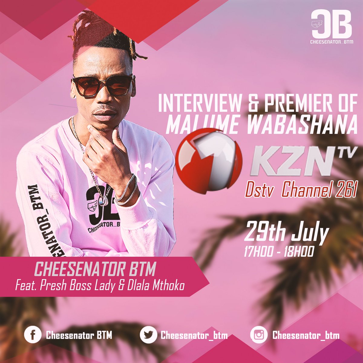 _BTMmedia's tweet photo. Catch Yours Truly Ghost Yama Ghost @Cheesenator_BTM on 1KZN TV #Umsindo this coming Thursday talking #MalumeWabashana and future plans #PRbyBTM #BigThreeMusic https://t.co/z3gZOzjZIC