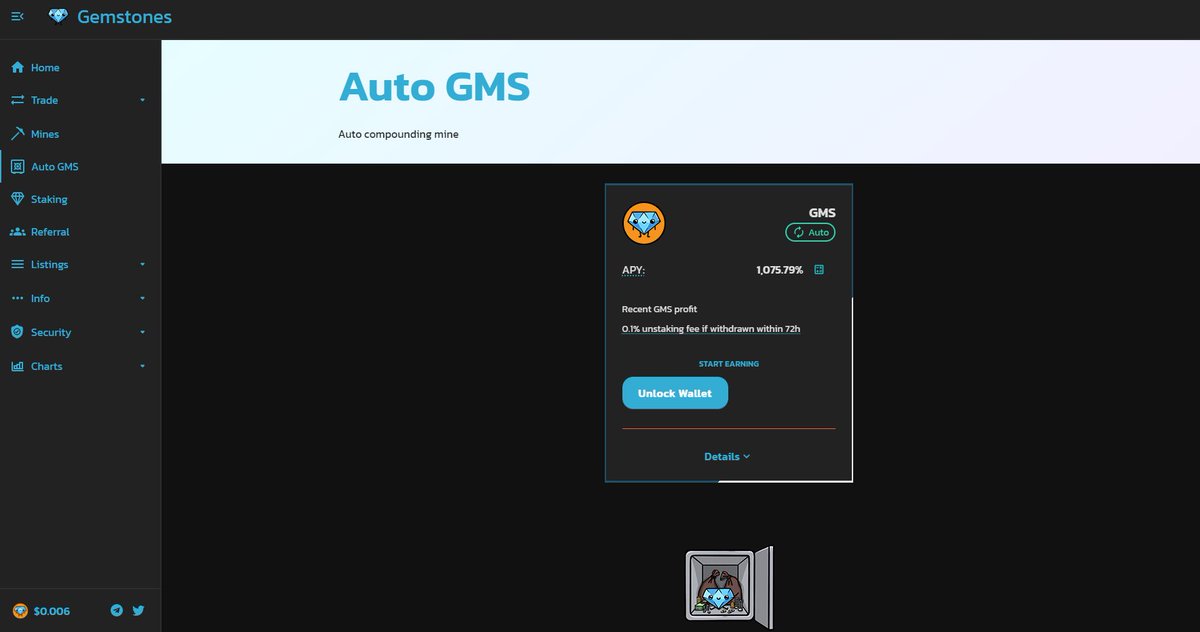 GemstonesDefi's tweet photo. 💎Newsflash! Do you want to keep farming and compounding while you sleep?💎Auto Compounding Vault is now live ! keep that farming🚜going strong, while you are away. Stake now! #gemstonesfinance

#defi #defiyield #PolygonNetwork #MATIC #passiveincome #yieldfarming #CryptoNews #GMS https://t.co/WF6i65HZIU