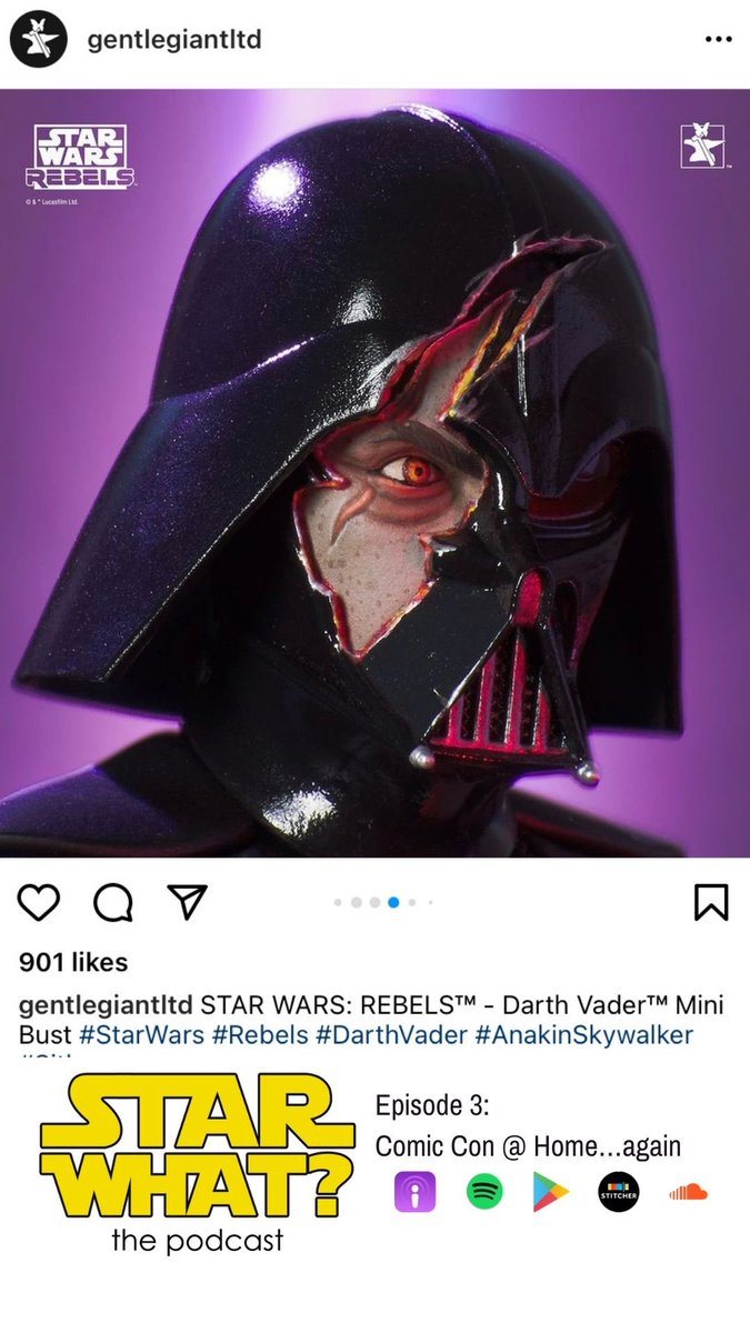 starwhatthepod's tweet photo. Here is that rad @gentlegiantltd Darth Vader bust from Rebels I referenced on the last show! Incredibly unique &amp; impeccably sculpted!

Check out the latest show for Comic Con &amp; High Republic chatter! 

🎧Listen everywhere podcasts are found! https://t.co/TxjJq8j7HR