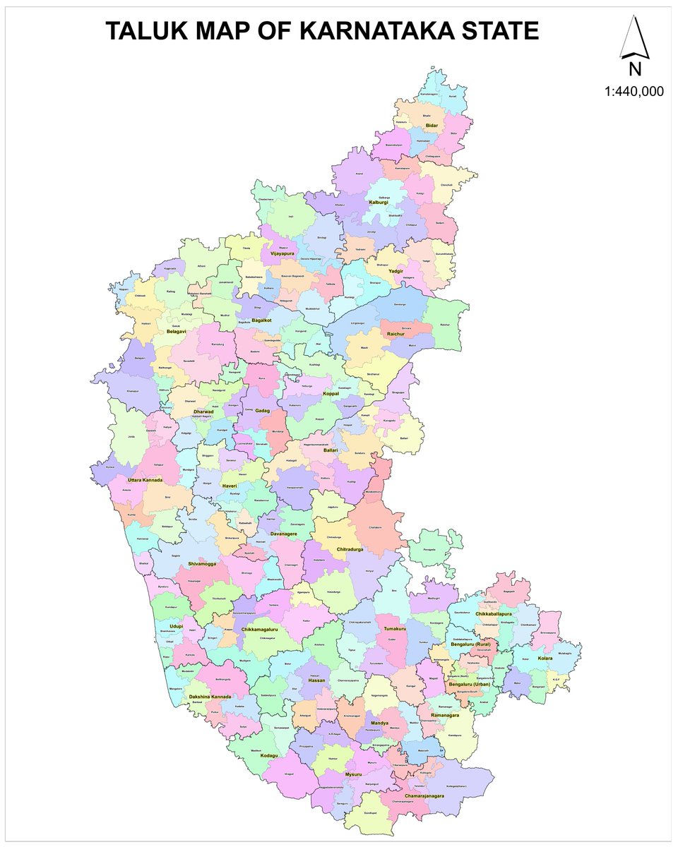 ksrsac_gok's tweet photo. We have wide variety of Karnataka State Administrative Boundary high quality maps in PDF, Shape and KML File formats.

For more such Maps, Check out our Website : https://t.co/20bZvStskY

#ksrsac #kgis #gis #maps https://t.co/AOxY33vtum