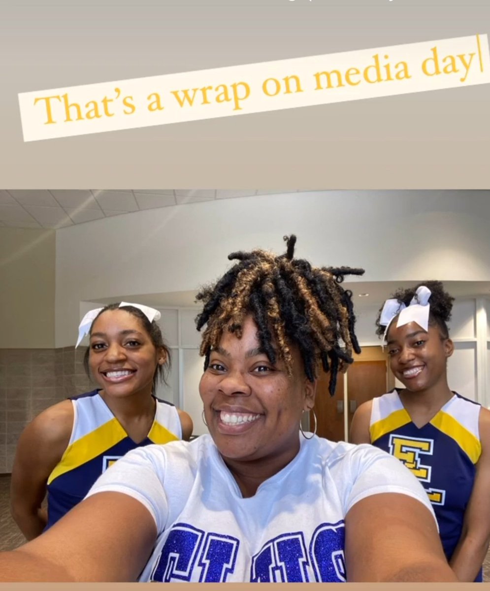 coachmac3030's tweet photo. UH OH....."WHAT DO I SEE?" EAGLE'S LANDING CHEERLEADERS LOOKING AT ME"  Much thanks to our ELHS Cheerleaders for a job well done on Media day.#cheerleadingisasport
@DrKeshaJones1 @ELHS_HCS @EagleAthletics @ELHSCompCheer https://t.co/4XiNGUiUiG