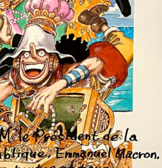 jyemji's tweet photo. @EmmanuelMacron @Eiichiro_Staff C'est qui ce personnage? https://t.co/vi0i4tZiaX