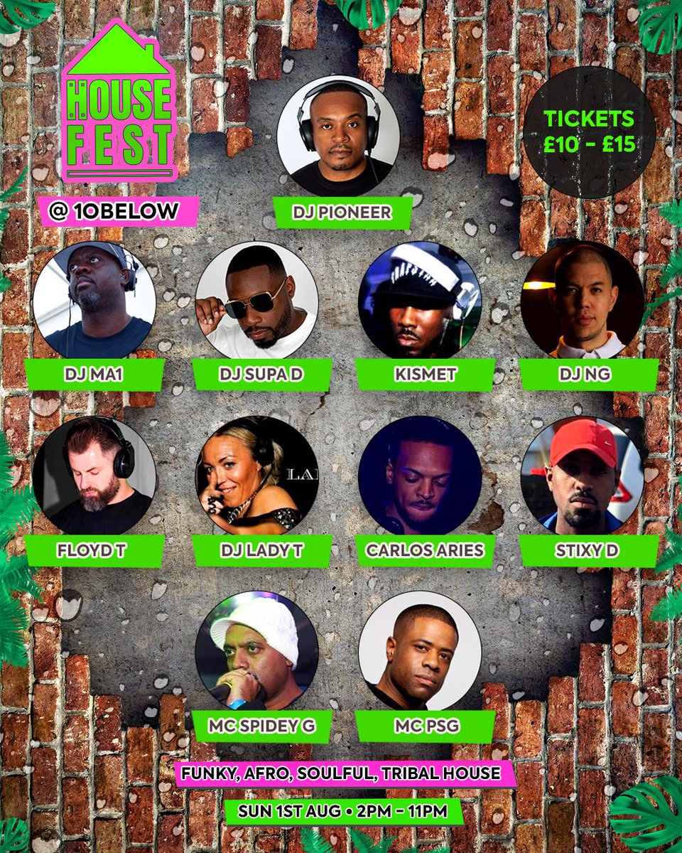 The team for this Sunday 2pm-11pm 👀 from Deep #Tribal #UKFunky #Afro to #Ampiano. I may even drop my new tune if I can finish it in time ;) 🎶