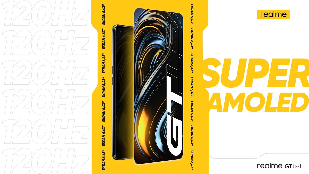 realmepolska's tweet photo. Zobacz więcej, dokładniej i bardziej płynnie! 😍 W realme GT ekran gamingowy Samsung Super AMOLED o przekątnej 6,43 cala dostarcza najlepszych wrażeń dzięki odświeżaniu 120 Hz i częstotliwości odczytu dotyku 360 Hz. Chcesz to zobaczyć na własne oczy? 👀
#realmeGT #GTmode https://t.co/a0KttChvjj