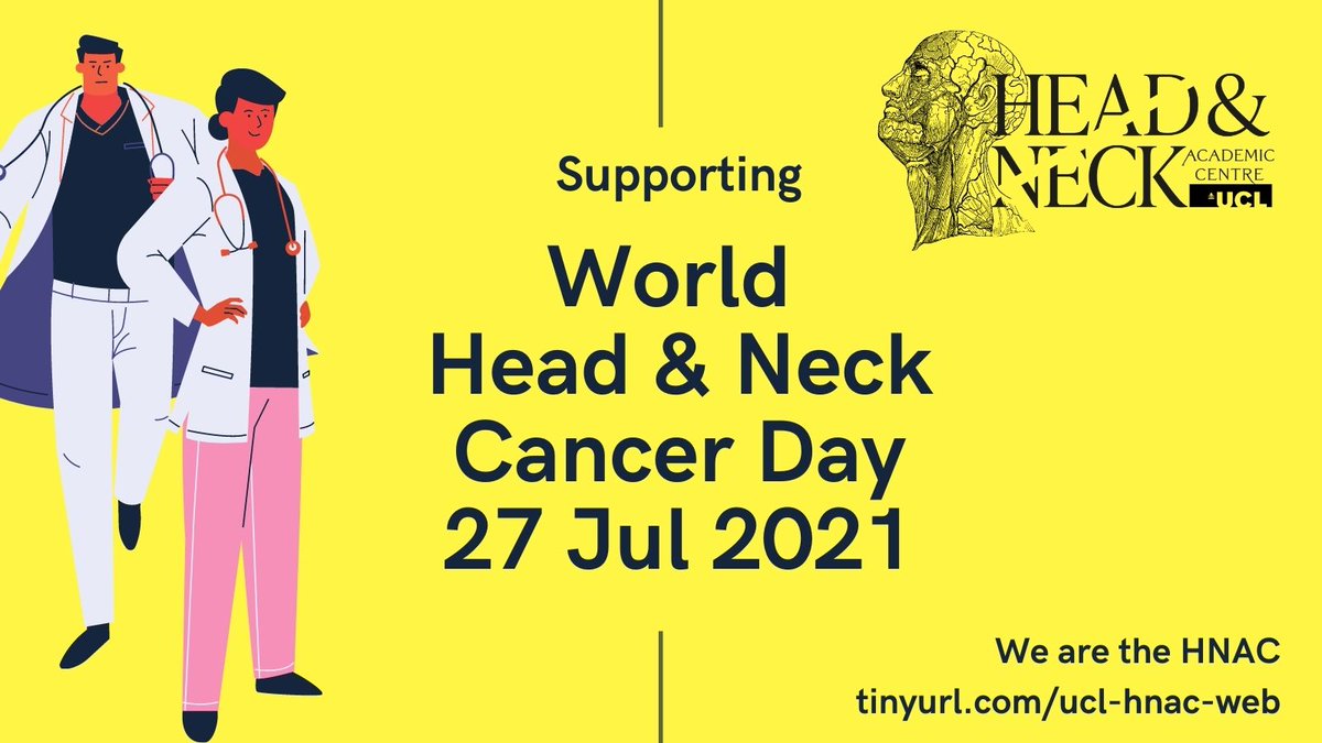 UCL_HNAC's tweet photo. We are proud to have members of the @UCL_HNAC who tirelessly work to provide diagnostics and treatments to those affected by #headandneckcancer. 

Through research we hope to better outcomes for our patients as well as providing excellent clinical care.
#WHNCD2021 https://t.co/wsy3dqnSxn