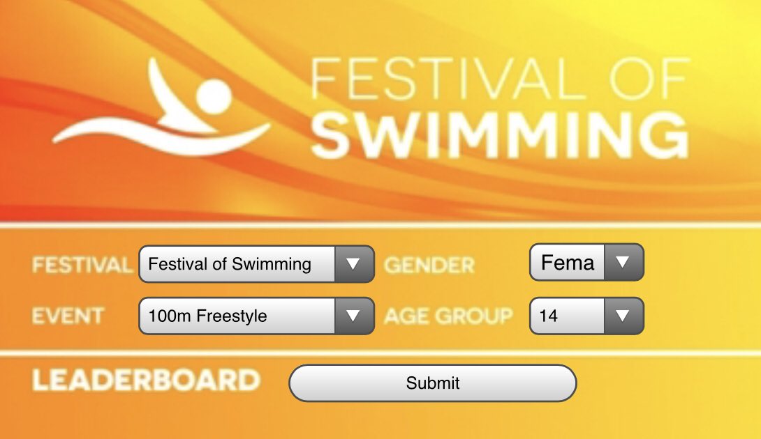 The Festival of Swimming leaderboard is about to go live.

Check out the combined results from all of the <a href="/Swim_England/">Swim England</a> <a href="/SwimWales/">Swim Wales</a> &amp; <a href="/ScottishSwim/">Scottish Swimming</a> meets here:

swimmingresults.org/customreports/…