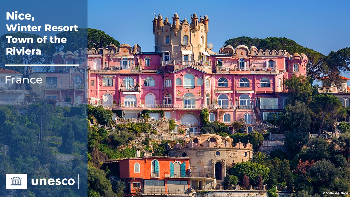 🔴 BREAKING!
 
New inscription on @UNESCO #WorldHeritage List: Nice, Winter Resort Town of the Riviera, #France 🇫🇷. Félicitations! 👏
 
ℹ️ en.unesco.org/whc #44WHC