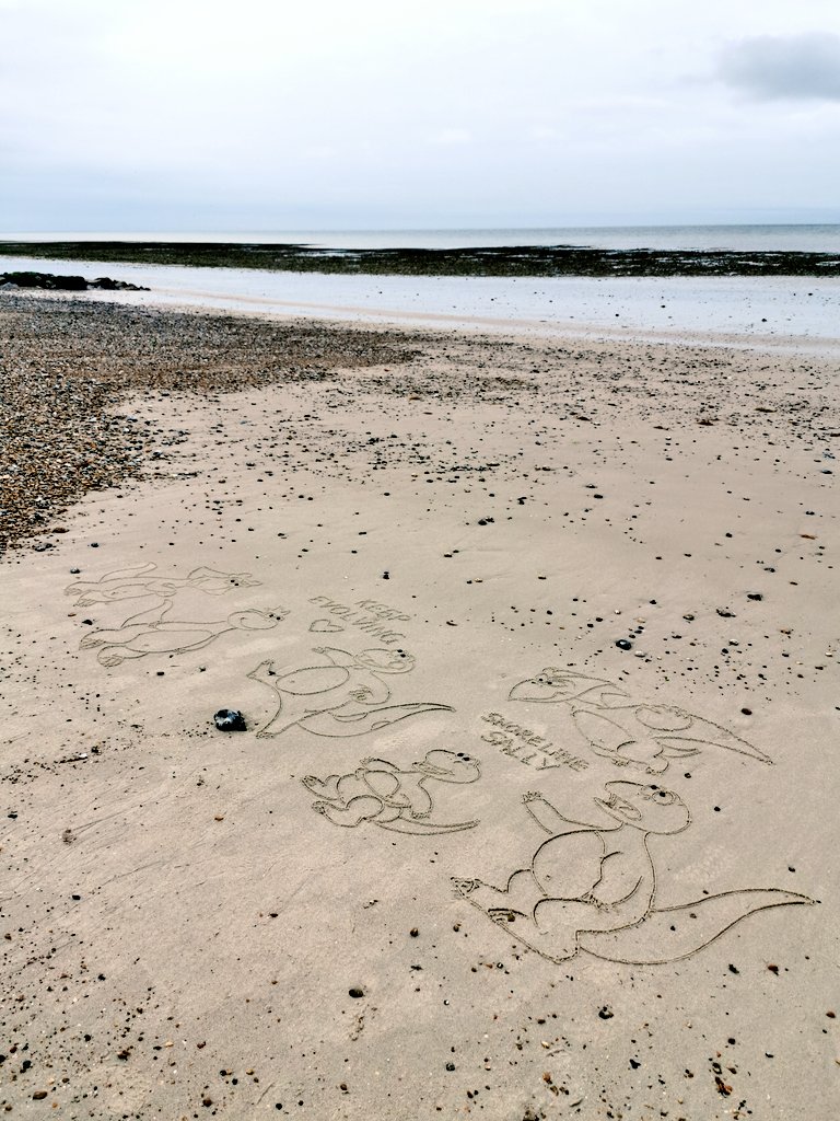 DigiDaughter's tweet photo. Keep Evolving ๐ฆ #DinoBabies #avoidextinction #Truman #LaBrea #Stanley #Franklin #Marshall #Dak #dinosaurs #FredWolf
#whatswiththebellybuttons
#StaySafe #sanddrawing #beachart #Lockdown2021 #morale #VitaminSea #Lockdown2020 #comics #cartoons โ๏ธ #SandBanksy #shorelinesally 1063-8 https://t.co/rCEnrRyISB