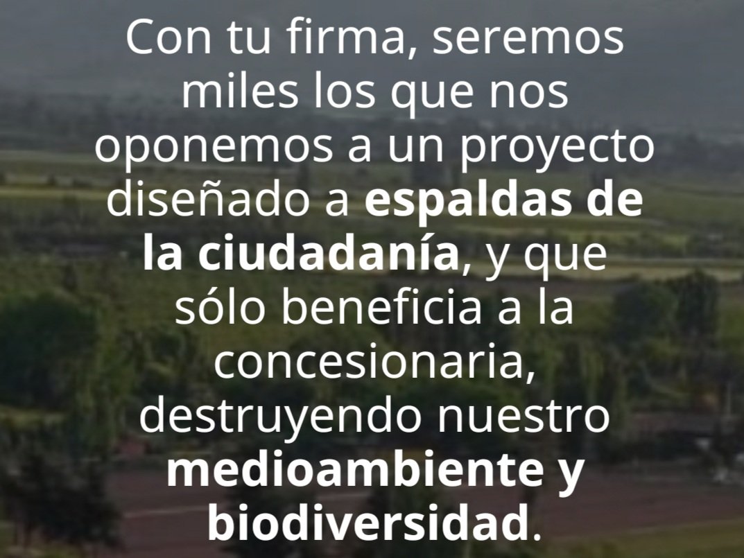 DefensaStgoSur's tweet photo. En estos días en que casi casi llueve en la RM, pero sigue sin caer agua del cielo, es más urgente que nunca que te sumes con tu firma.
Defendamos el #pulmondelaRM, no queremos más #zonasdesacrificio 
Firma acá ➡️https://t.co/YSfehyMV1c https://t.co/1FcPMxRsM4