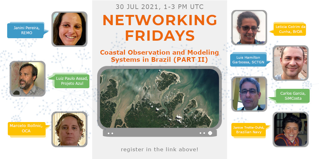 AIRCentre_org's tweet image. Part II of our double #netfridays is this week! Join us &amp;amp; speakers J. Pereira, L. Paulo Assad, M. Rollnic, L. Cotrim da Cunha, L. Hamilton Garbossa, C. Garcia &amp;amp; J. Trotte-Duhá, &amp;amp; moderator S. Estefen. 👉 bit.ly/3xXs4cj
#coastalobservation #Brazil #marine #ecosystems