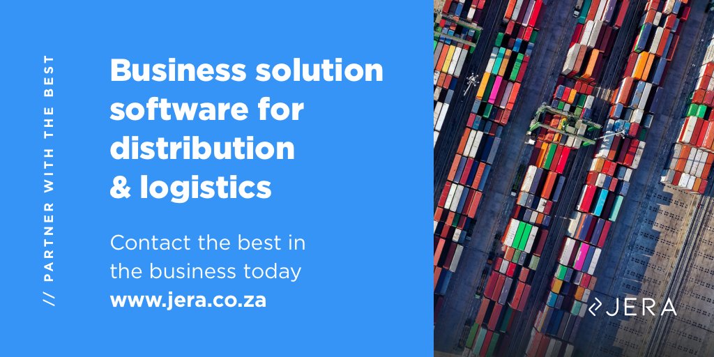 _BizLeaders_'s tweet image. RT @JeraLtd: In the industry of logistics? 
Contact Jera today: 011 913 3320 
or email sales@jera.co.za
jera.co.za
#jeraconsulting #jera #softwaresolutions #softwareaccounting #consulting #businessleaders #businesssolutions #partnerwithusto…