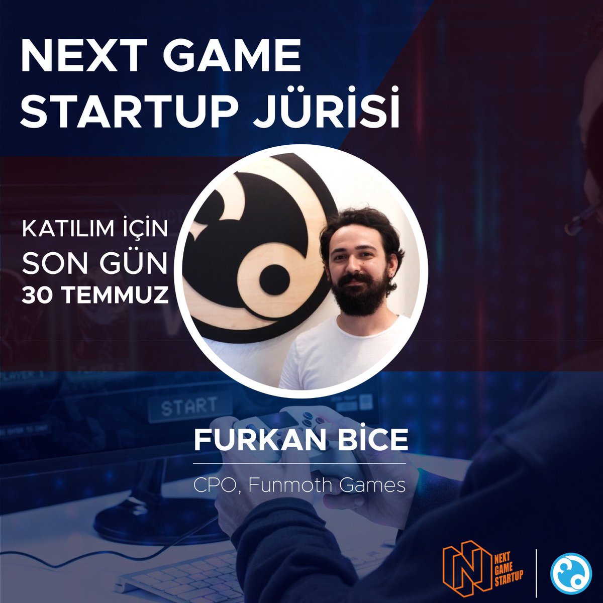✨Funmoth Games CPO’su <a href="/bice_furkan/">Furkan Bice</a>’nin jüri üyesi olarak katıldığı oyun girişimciliği yarışması Next Game Startup başlıyor!

🎮 Türkiye’nin büyüyen oyun pazarında, genç ekiplere büyük fırsatlar sunan bu etkinliği kaçırmayın!

Kayıt için; nextingame.com/next-game-star…