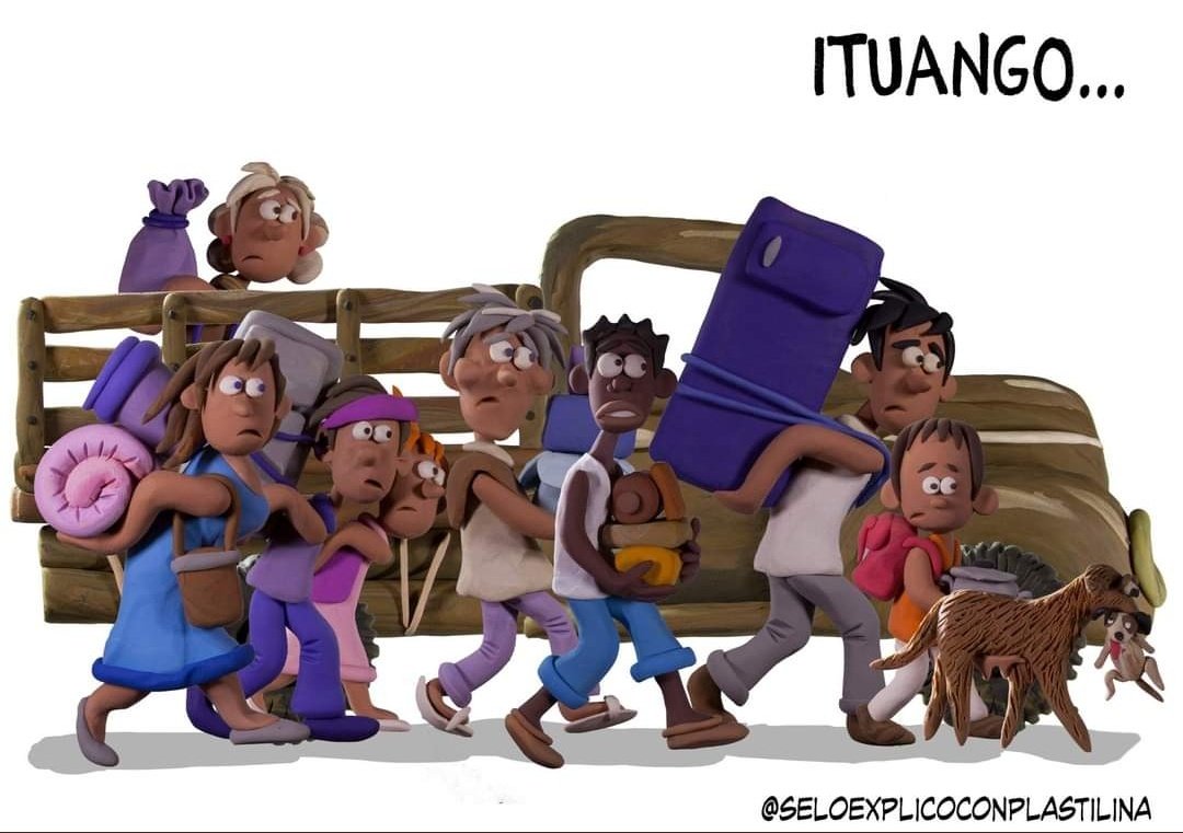 KrolinaTafur's tweet photo. "4,041 displaced people in Ituango. It is the largest in the history of Ituango and Colombia. It is a tragedy that returns us to the worst times of this country. What does President @IvanDuque expect to be present? @IvanDuque forgot Ituango"
#ItuangoNosNecesita
#ItuangoSOS https://t.co/n7wvfwAMVH