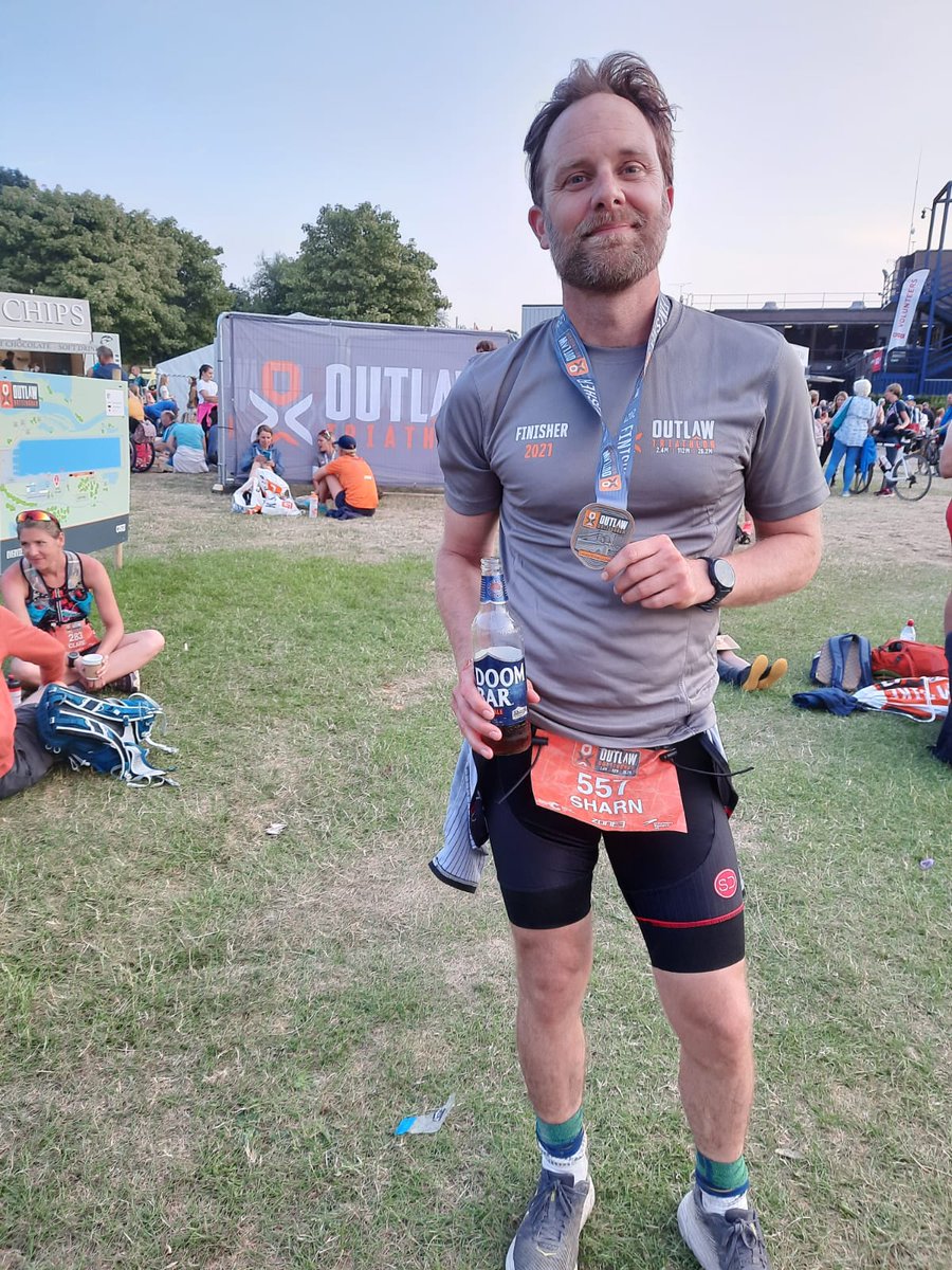 Well done to Sharn of <a href="/Ct1Club/">CT1 Canterbury Triathlon Club</a> who completed the #outlaw in under 13 hours on Sunday.  Still feeling a bit sore today! #outlaw #outlawtriathlon #outlawshuffle #uktrichat #triathlon