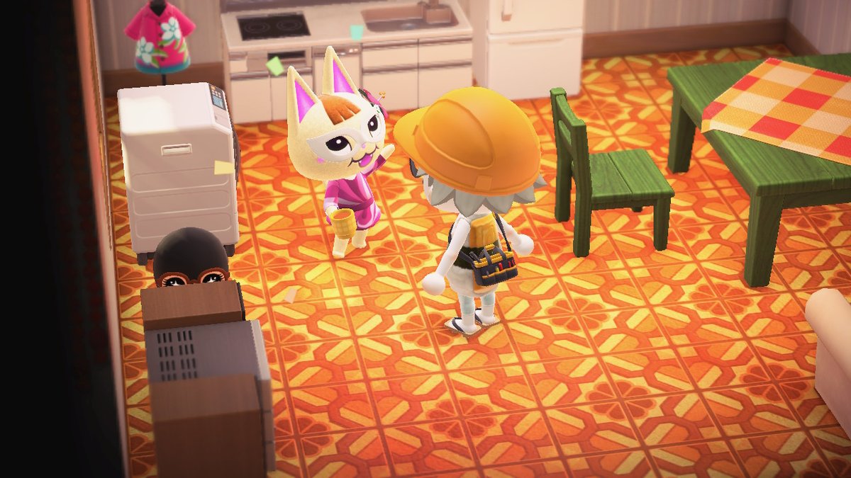 のし部屋 W 本日はさっちにマーブルワンピースをプレゼント 9 5さっち どうぶつの森 Animalcrossing Acnh Nintendoswitch