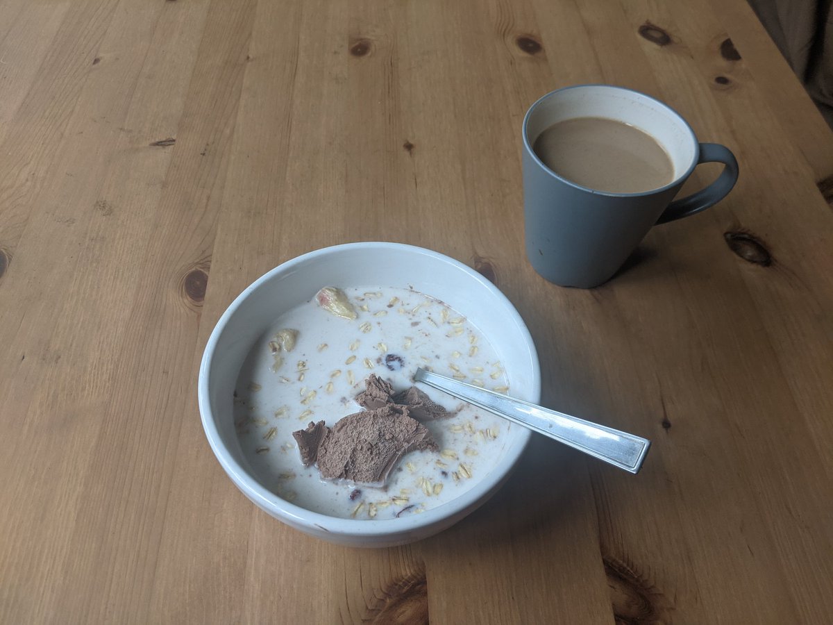 Having chocolate ice cream for breakfast. Zero regrets.