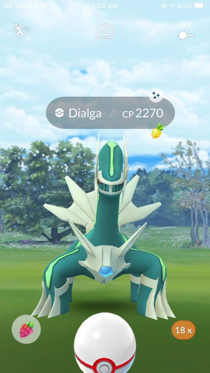 CeeCeeismadYT's tweet photo. It’s not on my main, but I don’t care. At least I don’t have to spend more money on this now 😂
I’ll do Raid hour tomorrow but that’s gonna be it for Dialga raids.
#PokémonGO #ShinyCheck #Dialga #UltraUnlockPart1 https://t.co/XZWnI92R90