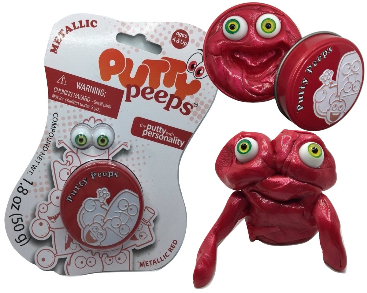 puttypeeps's tweet photo. Putty Peeps - The Original Putty with Personality - Metallic Red. What Personality will you give your Putty Peep? #puttypeeps #putty #fidgettoy https://t.co/R1MYgvi9M6