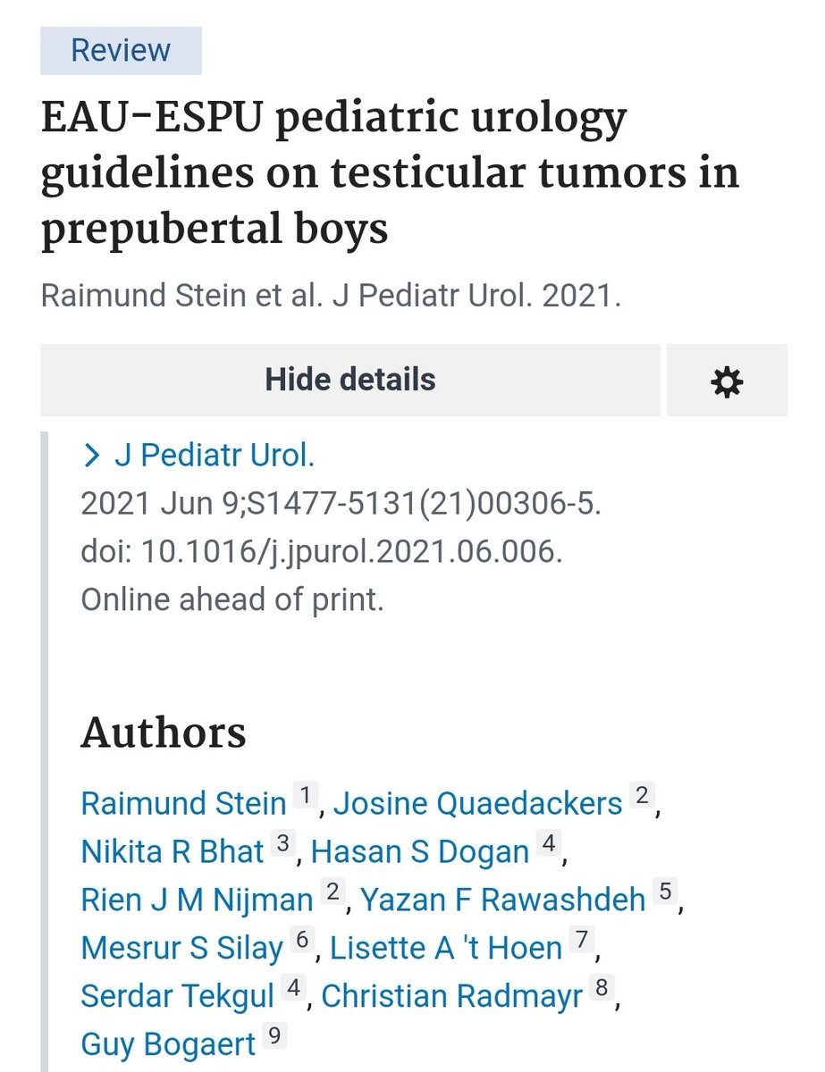 radmayr's tweet photo. #Prepubertal #testicular #tumors is indeed a rare condition in boys and often benign. Check out #Peduro #eauguidelines on testicular tumors https://t.co/uZcCZikUCq as well as our review https://t.co/DdQWRIhMz6
@Uroweb @TestesCancer @jpurology @Uro_News @SPU_Urology @UrowebESU https://t.co/o5jbttKXVJ