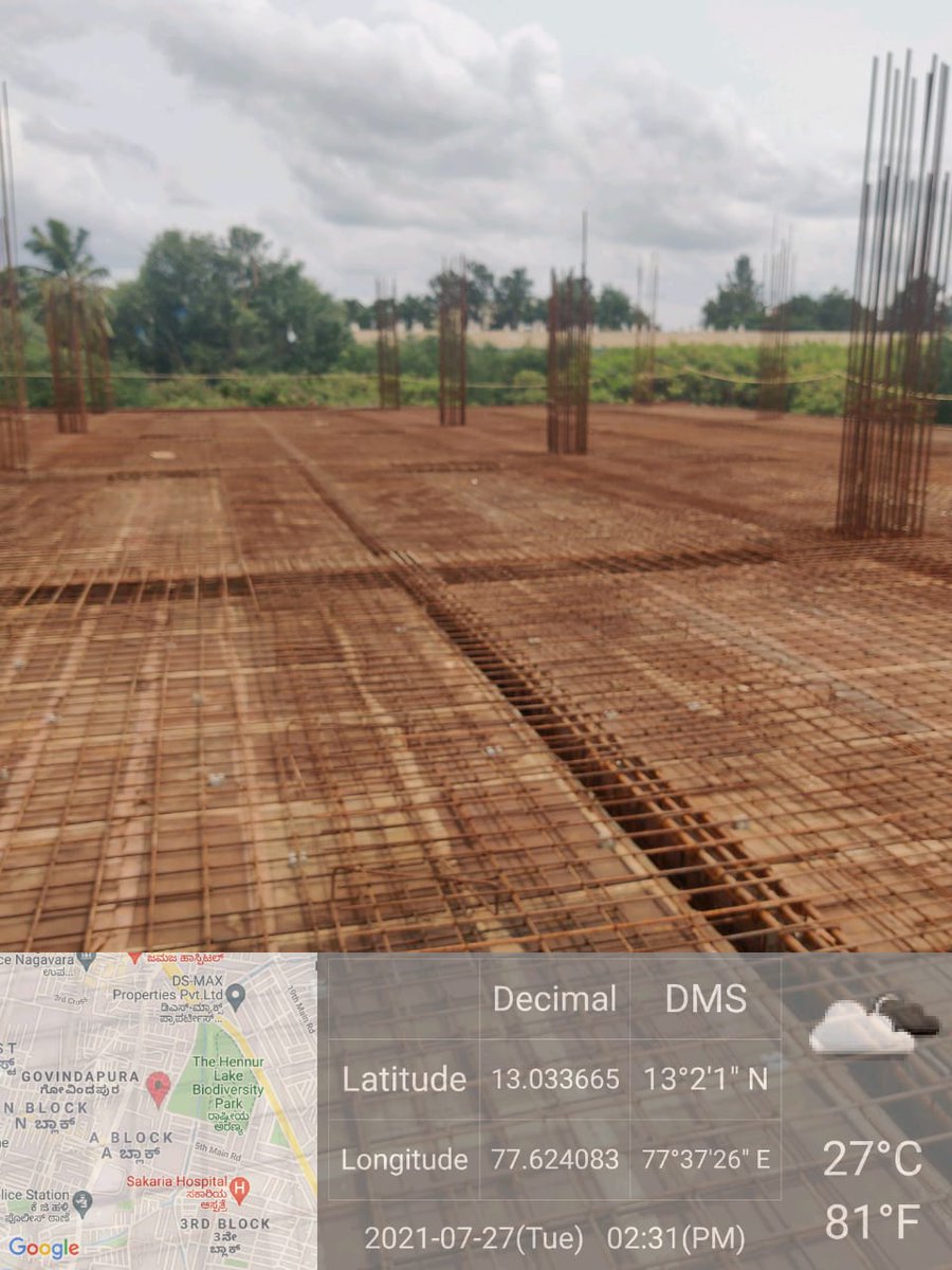 KJGeorgeOffice's tweet photo. #SarvagnaNagarConstituency:

#WorkUpdate: Authorities are carrying out Roof Steel Fabrication work at First Floor of #MultiSpecialtyHospital Building in #HBRLayout (Ward No 24).

@thekjgeorge @INCKarnataka https://t.co/R5R0UAjKII