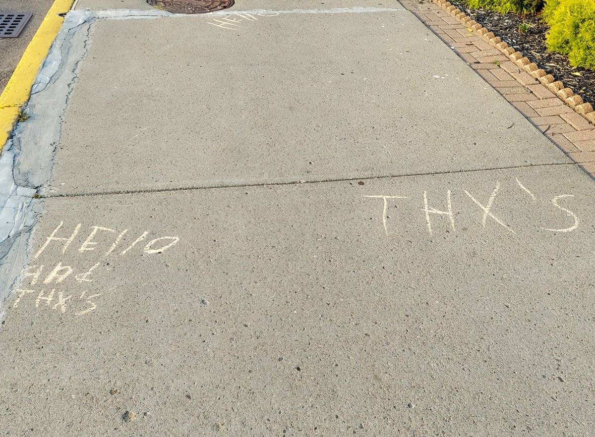 BrooksTlc's tweet photo. 🙃Look what greeted us this ☀️Tues! Not sure who the taggers are, but we sure feel the love &amp; appreciate it. This is sure to bring a😁to the faces of ALL who enter! 

So, yes indeed, THX to our front line staff! You guys inspire us. Every. Day. 👏 #brookstlc #frontlinestrong💪 https://t.co/nEivbvRu3L