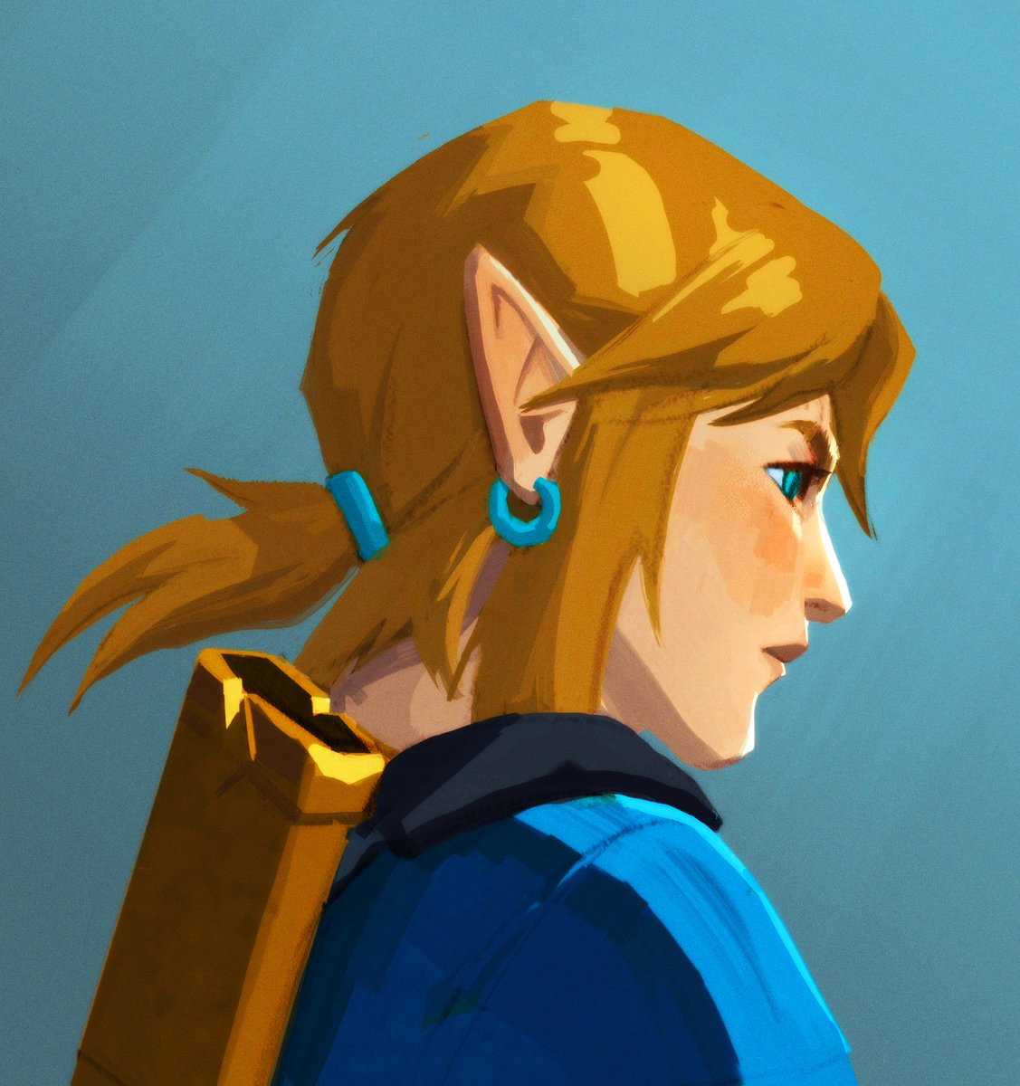 been playing a whoooole lot of Botw this break, had to squeeze some time in for sketching as well💖💖💖