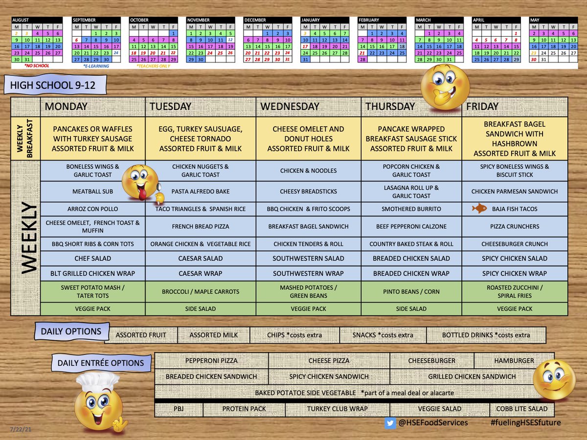 Are you excited about lunch this year??  We are!  Check out the menu here!!  <a href="/HSESchools/">Hamilton Southeastern Schools</a>   RT