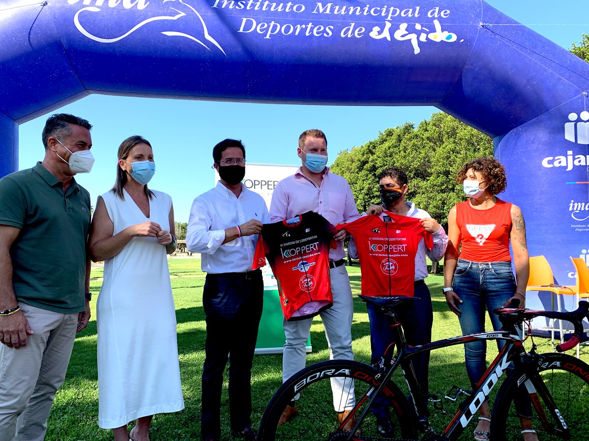 ✅Hoy hemos participado en la presentación de la VI 𝗚𝗿𝗲𝗲𝗻 𝗧𝗼𝘂𝗿 𝗞𝗼𝗽𝗽𝗲𝗿𝘁, la carrera #ciclista que recorre todo el Poniente almeriense el próximo 𝟱 𝗱𝗲 𝘀𝗲𝗽𝘁𝗶𝗲𝗺𝗯𝗿𝗲. 
¡¡INSCRIPCIONES ABIERTAS DESDE EL 3 DE AGOSTO!! 
👇👇👇
biciclubejido.com