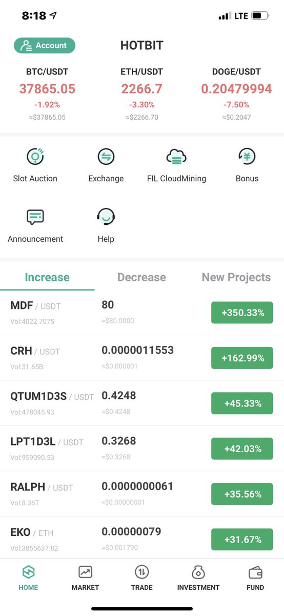 Rolando_208's tweet image. Somos Top4 en @Hotbit_news @Alex_Hotbit 🚀🚀🚀 @RalphToken moon soon